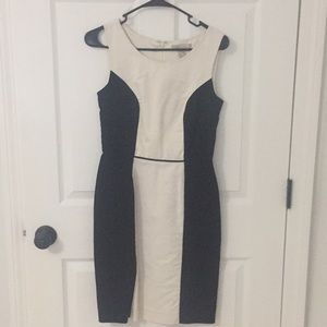 Banana republic two tone dress
